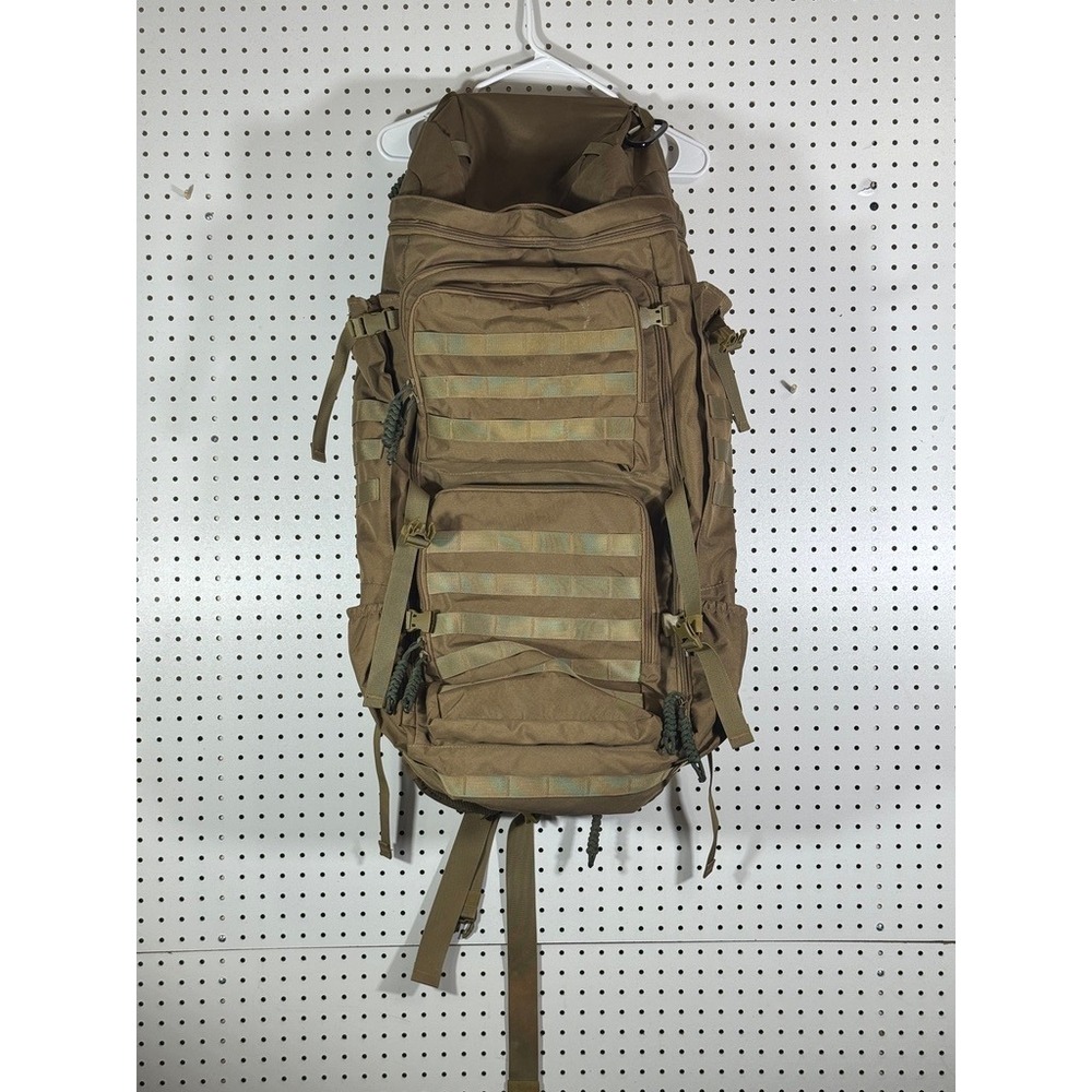 Coyote Tan Tactical Hiking Backpack MOLLE Webbing Large Internal Frame Rucksack